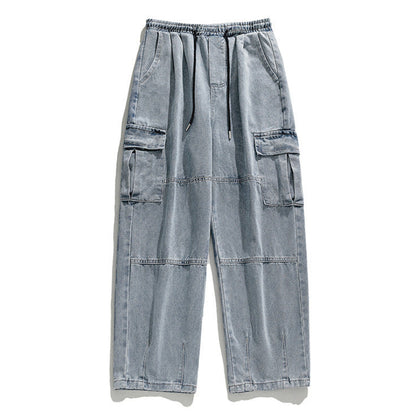 Jeans de poche double en trois dimensions