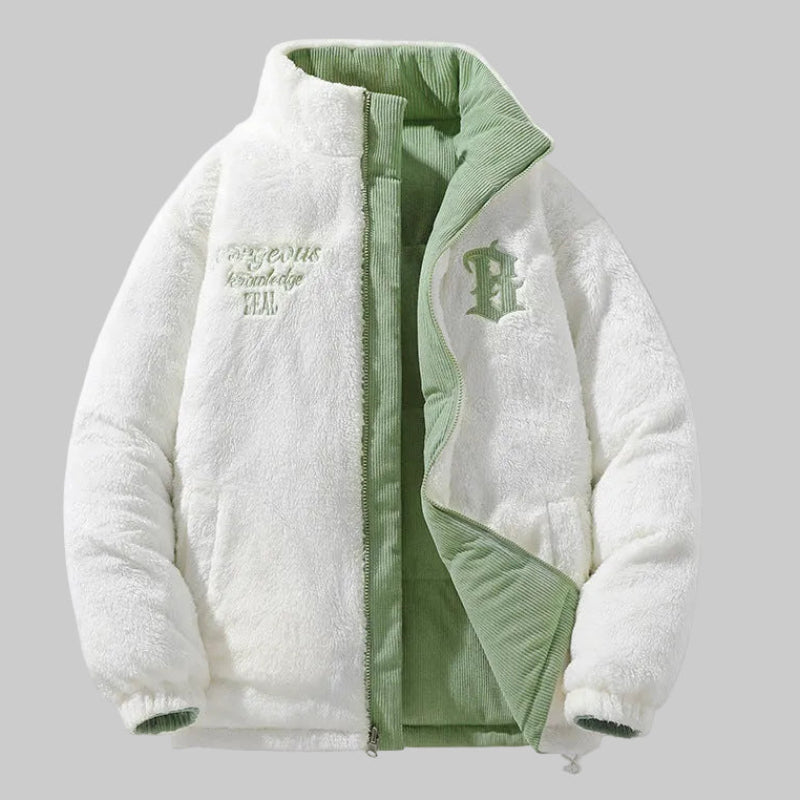 Double-Sided Faux Cashmere Coat