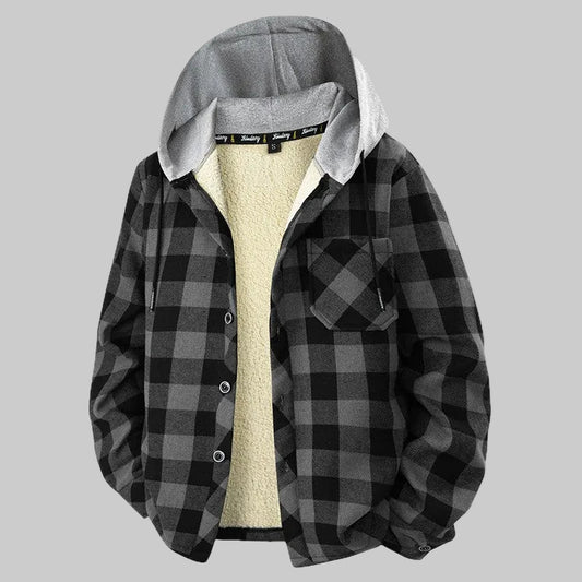 Corduroy Hooded Shirt