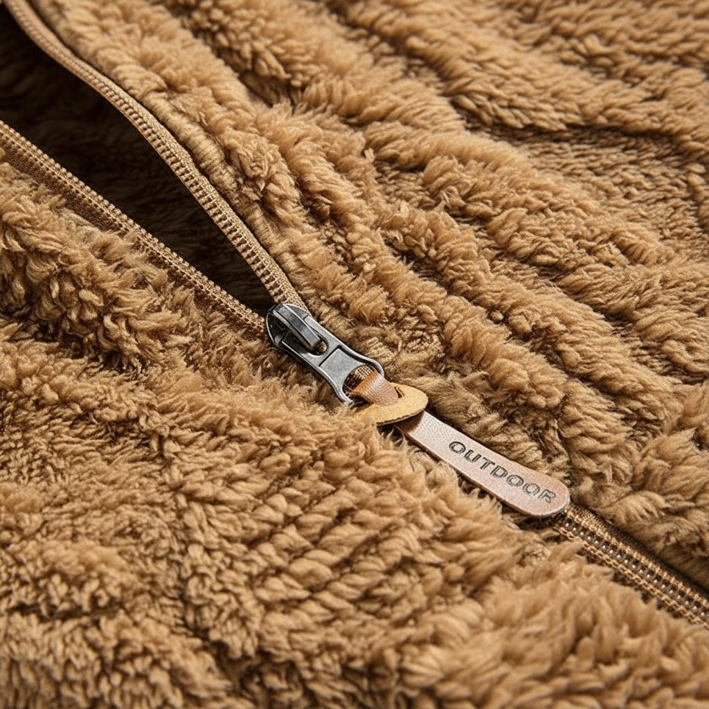 Veste à Capuche Chaude Avec Doublure