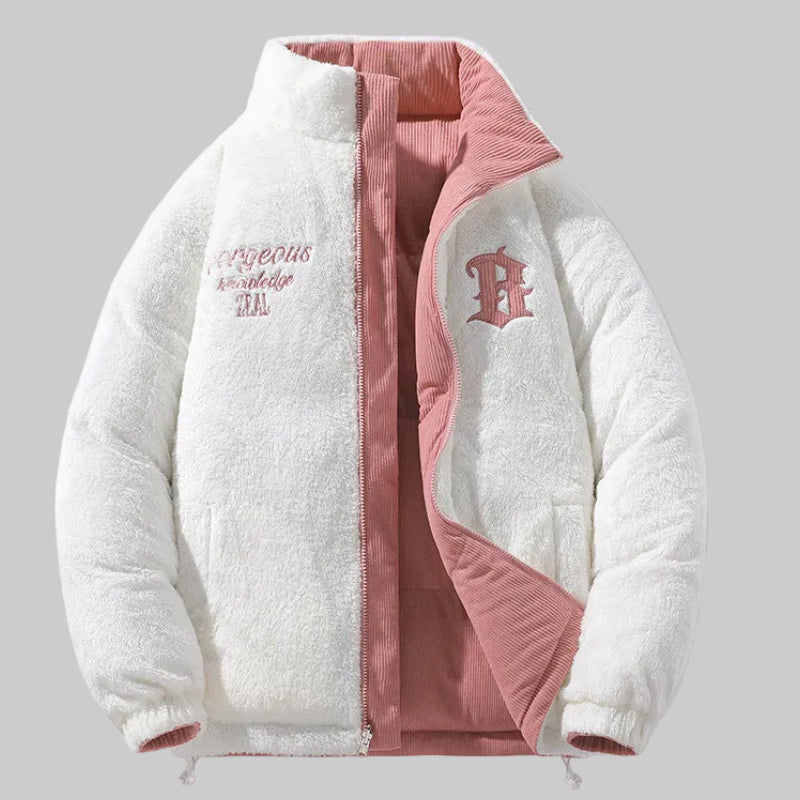 Double-Sided Faux Cashmere Coat