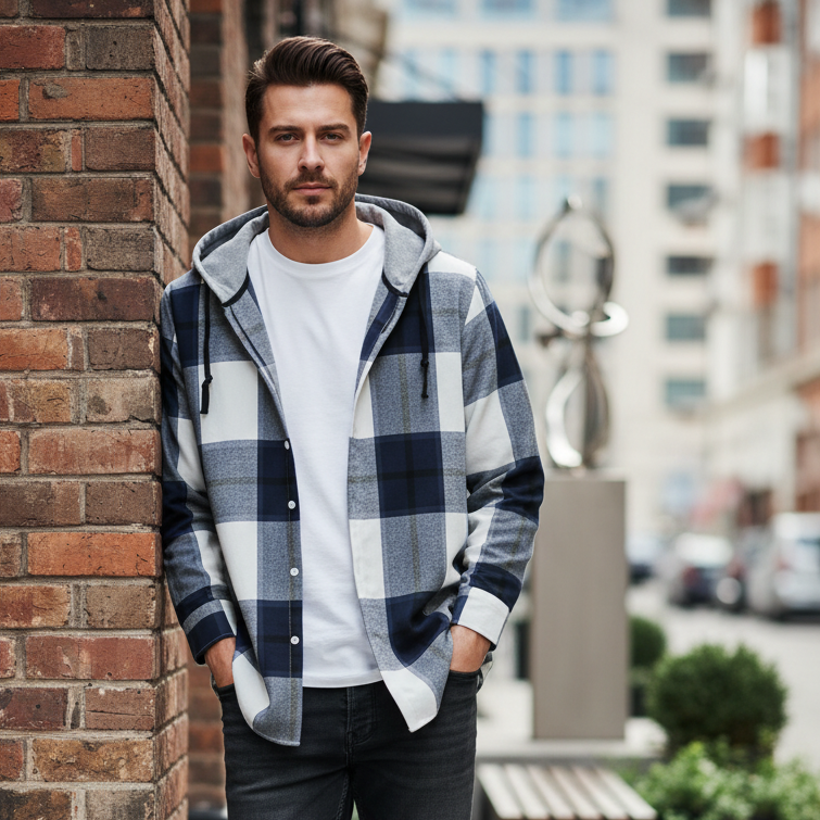 Chemise à Capuche, Tendance Décontractés