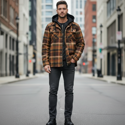 Veste En Coton Imprimé à Carreaux