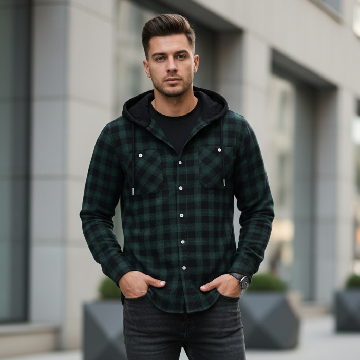 Chemise à Carreaux En Flanelle