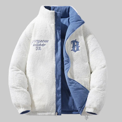 Double-Sided Faux Cashmere Coat