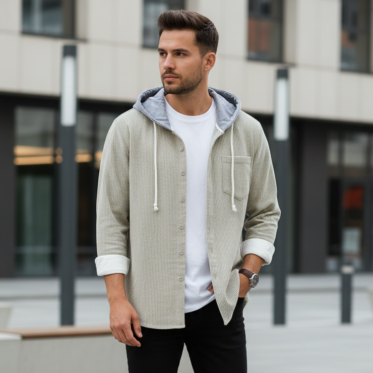 Sweat à Capuche, Gaufré Epaissi