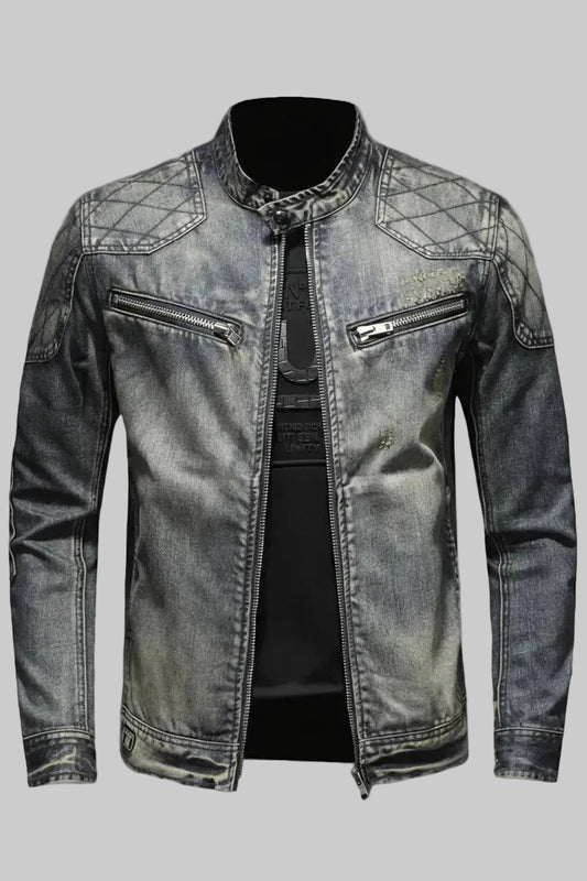 Veste Vintage Avec Fermeture Éclair