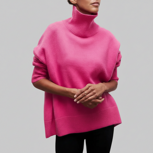 Pull Stylé à Col Montant