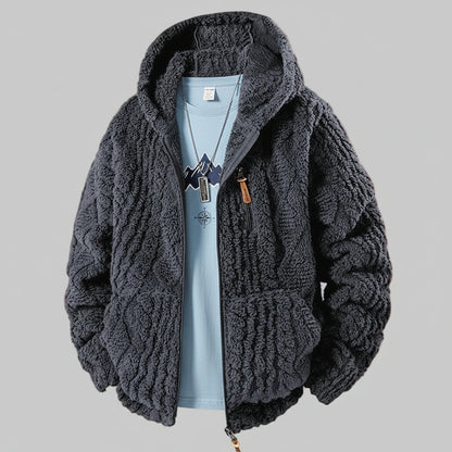 Veste à Capuche Chaude Avec Doublure