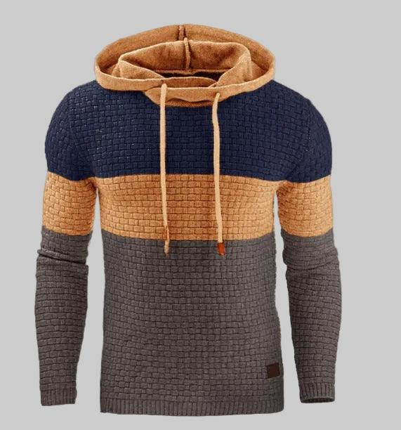 Sweat à Capuche, Jacquard  Chaud & Confortable