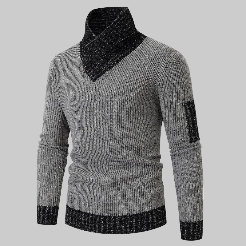 Pull Col écharpe Style Décontracté