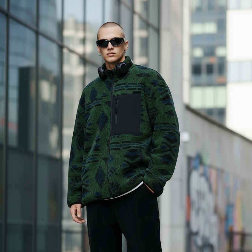 Veste Extérieure avec Doublure en Polaire