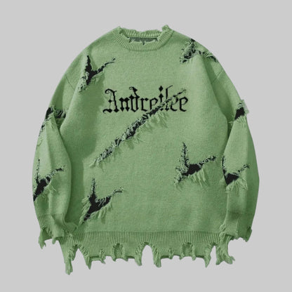 Pull Vintage Streetwear Jacquard
