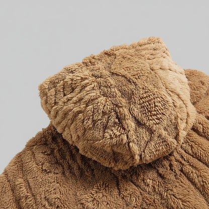 Veste à Capuche Chaude Avec Doublure