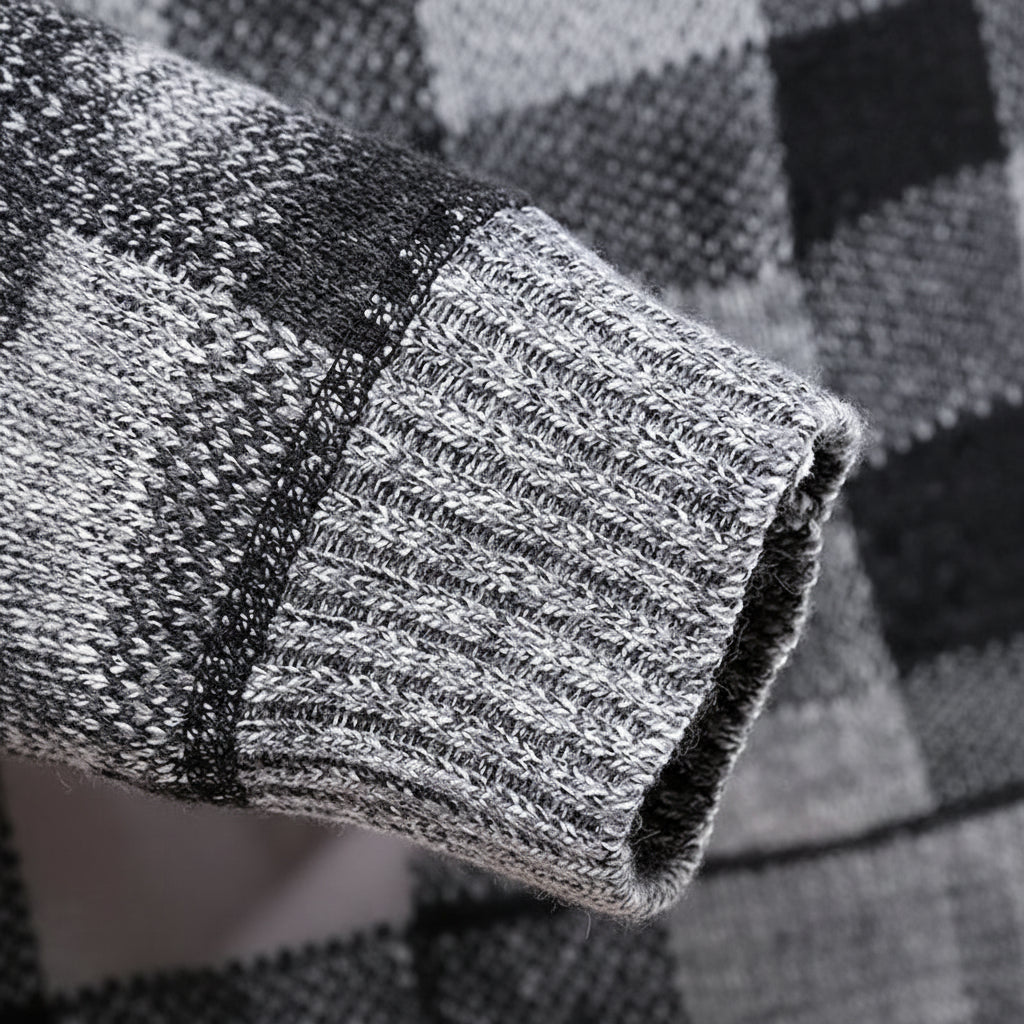 Veste Cardigan à Capuche En Maille