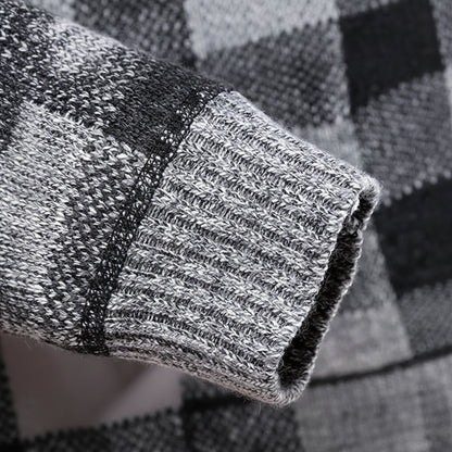 Veste Cardigan à Capuche En Maille