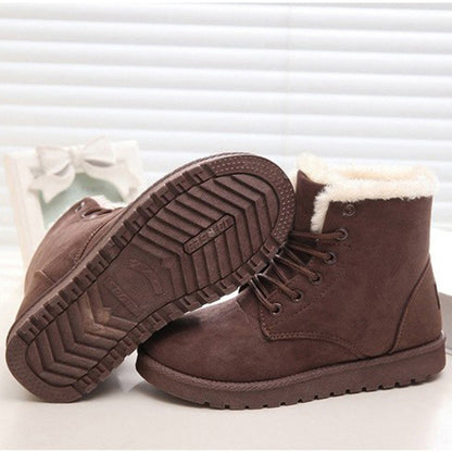 Bottines Chaudes à Doublure Fourrure