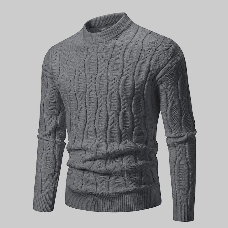 Pull à Col Rond Chaud Et Décontracté