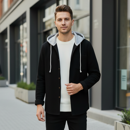 Sweat à Capuche, Gaufré Epaissi