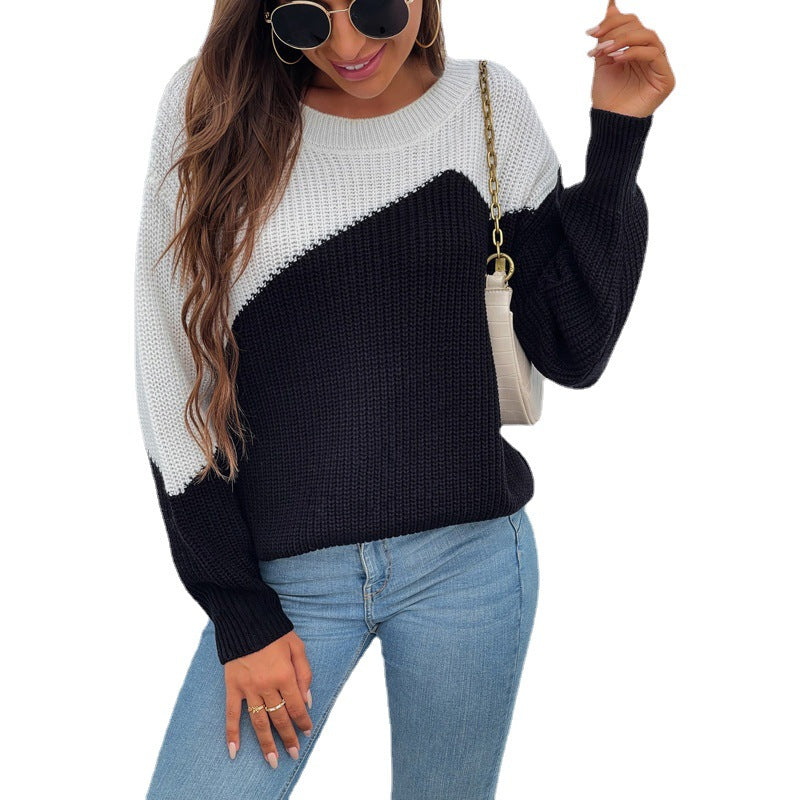 Pull – Design stylé, surpiqûres visibles