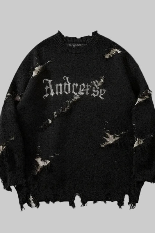 Pull Vintage Streetwear Jacquard