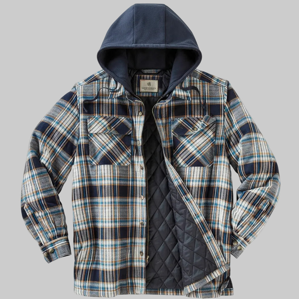 Veste En Coton Imprimé à Carreaux