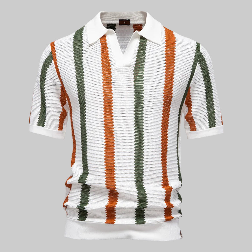 Polo Tricoté Respirant Et Ajouré