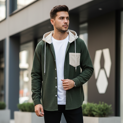 Chemise Cardigan Rayée