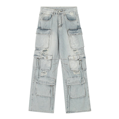 Jean à Multi-poches, Style Workwear