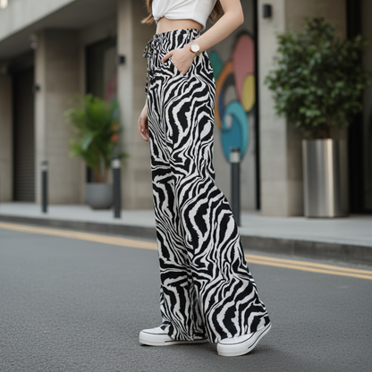 Pantalon – Style créatif, coupe droite