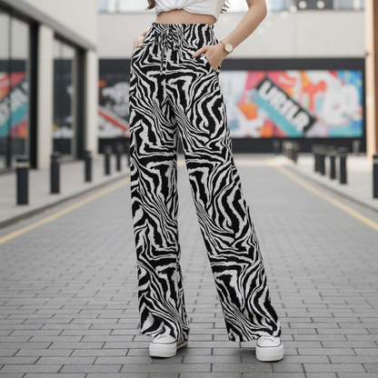 Pantalon – Style créatif, coupe droite