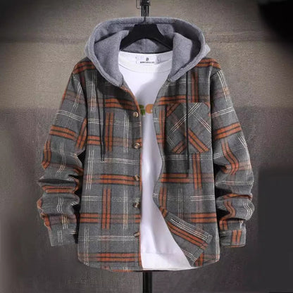 Chemise à Carreaux Imprimée