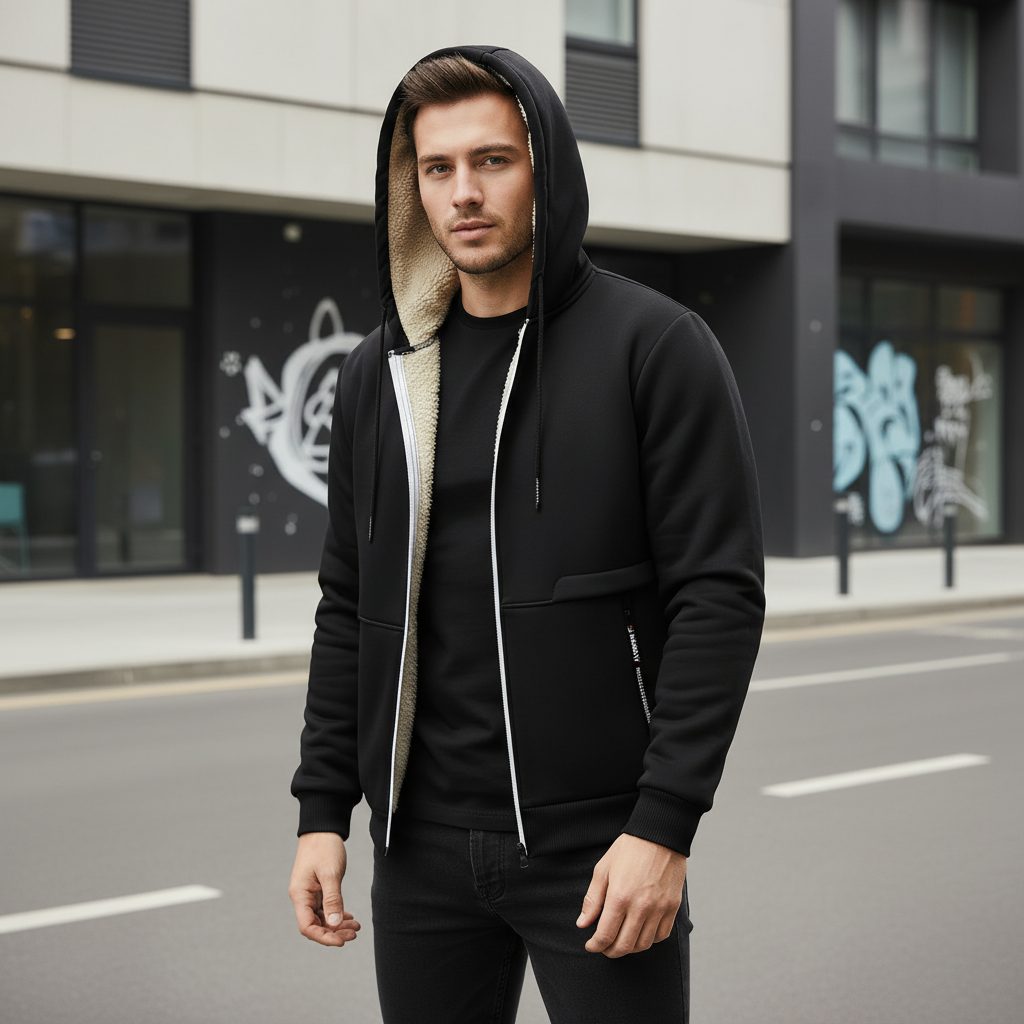 Sweat-Shirt à Manteau Epais à La Mode