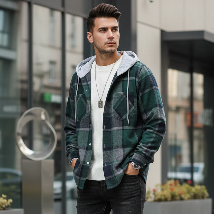 Pull à Capuche, Coupe Décontractée et Ample