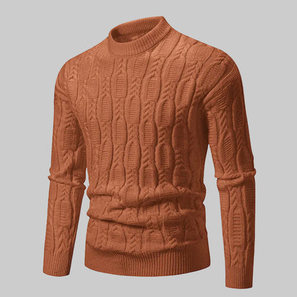 Pull à Col Rond Chaud Et Décontracté