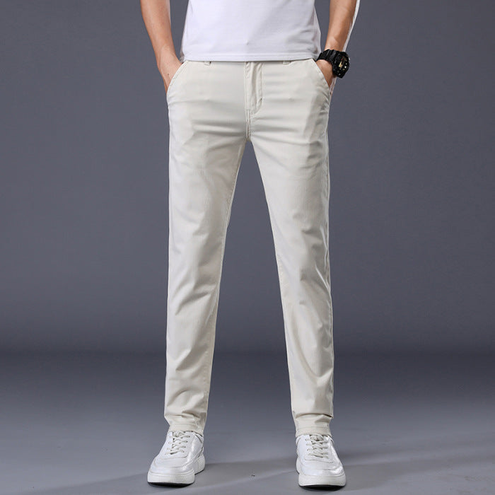 Pantalon Décontracté, Slim Et Élastique