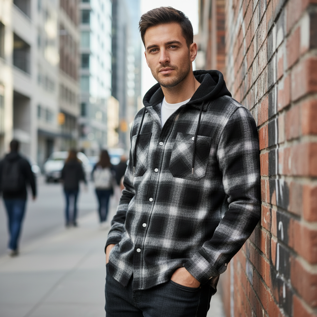 Chemise à Carreaux En Flanelle