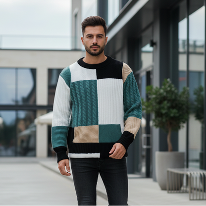 Pull Décontracté à Col Rond