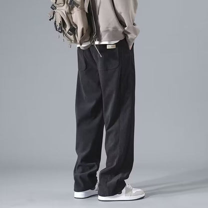Pantalon Décontracté En Velours Côtelé
