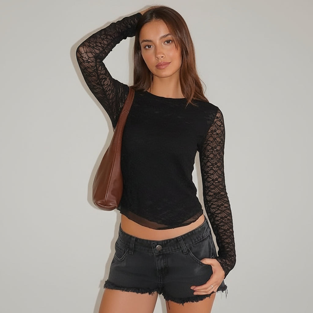 Top Dentelle raffinée