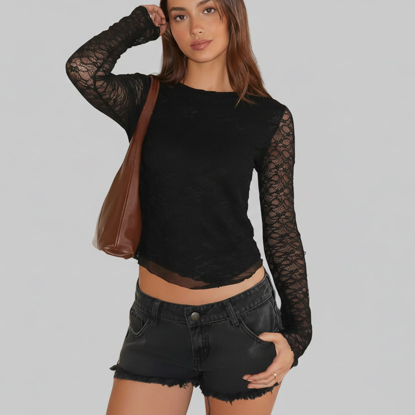 Top Dentelle raffinée