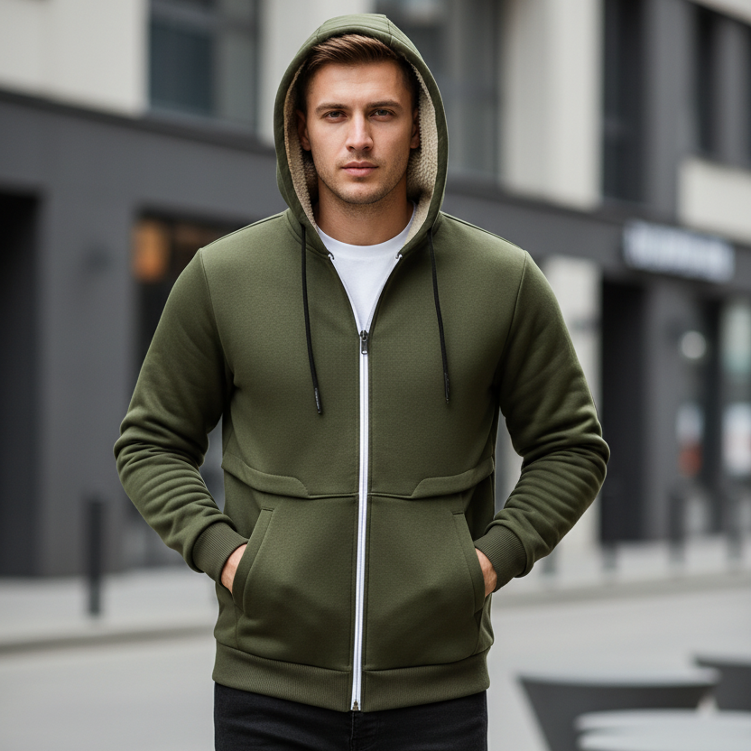 Sweat-Shirt à Manteau Epais à La Mode