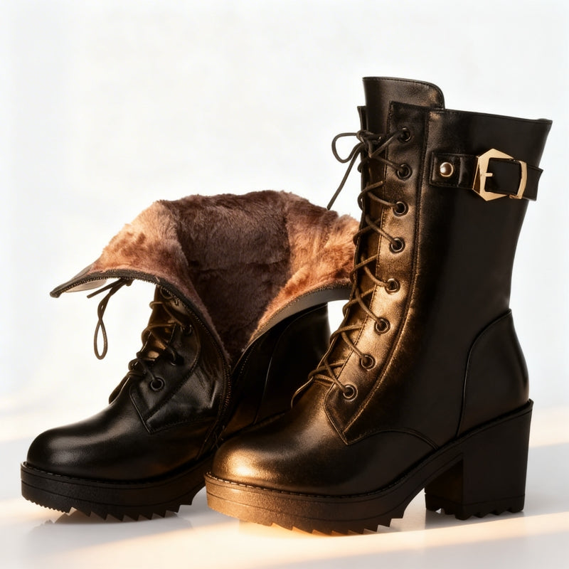 Bottines Hiver Doublées Fourrure
