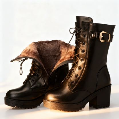 Bottines Hiver Doublées Fourrure