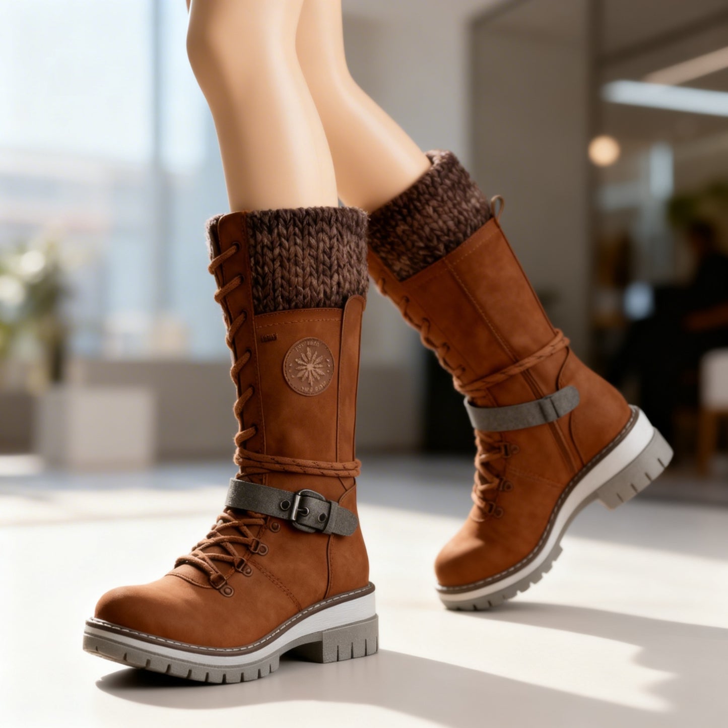 Bottines Martin à Talon Carré