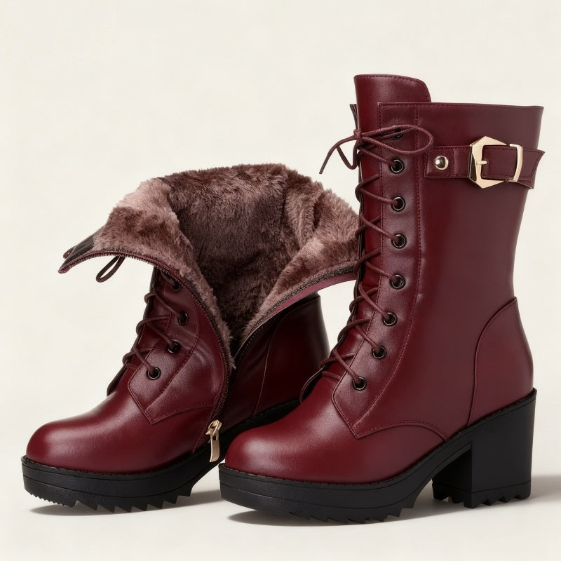 Bottines Hiver Doublées Fourrure