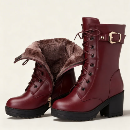Bottines Hiver Doublées Fourrure