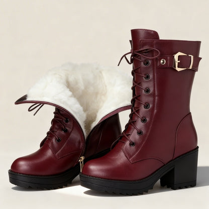 Bottines Hiver Doublées Fourrure