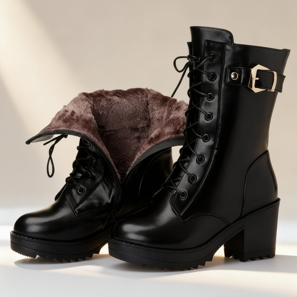 Bottines Hiver Doublées Fourrure