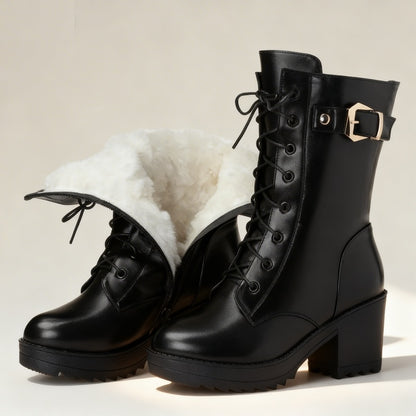 Bottines Hiver Doublées Fourrure